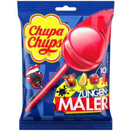Chupa Chups Lizaki Malarz Języka 10 szt.