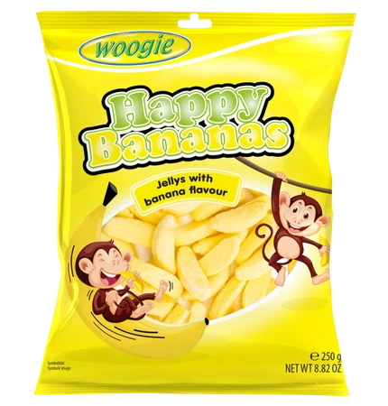 Woogie Happy Bananas 250 g