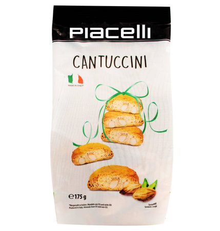 Piacelli Cantuccini Ciasteczka z Migdałami 175 g