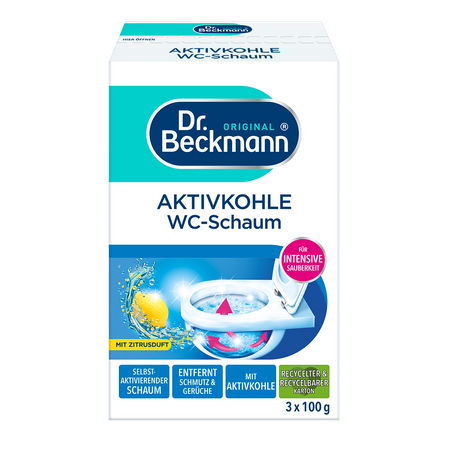 Dr. Beckmann Pianka Toaletowa  z Węglem Aktywnym Zitrus 300 g