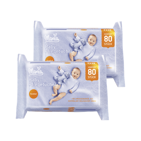 Mamia Chusteczki nawilżone Komfort 160 szt.