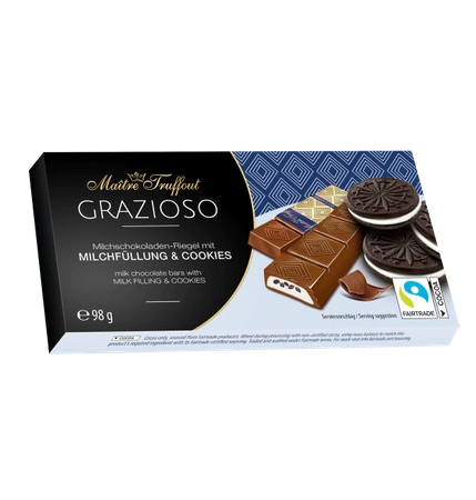MaitreTruffout Grazioso Czekoladki z Nadzieniem Oreo 98 g