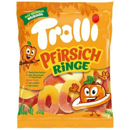 Trolli Pfirsich Ringe Żelki 150 g