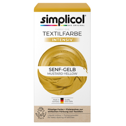 Simplicol Intensiv Barwnik do Tkanin Senf Gelb Musztardowy