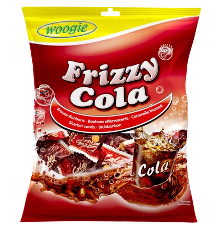 Woogie Frizzy Cola Cukierki Musujące 170 g
