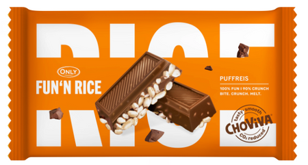 Only Puffed rice ChoViva Alternatywa dla Czekolady bez Kakao z Ryżem Dmuchanym 100 g