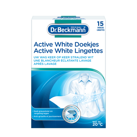 Dr. Beckmann Active-White Chusteczki Wybielające do Prania15 szt.