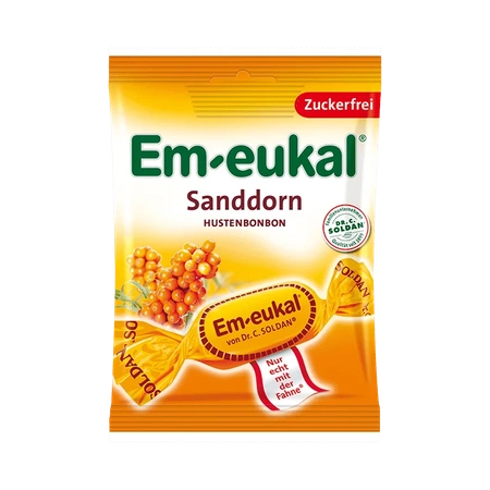 Em-eukal Sanddorn Cukierki bez Cukru 75 g