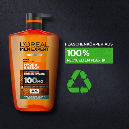 L'Oréal Men Expert Hydra Energy mit Taurin Żel pod Prysznic 1 l