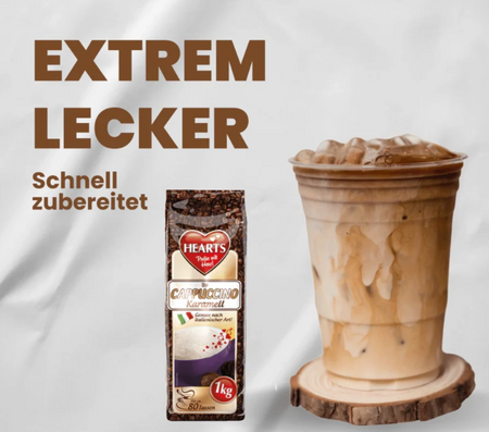 Hearts Cappuccino Karamell  z Aromatyczną Nutą Karmelu 1 kg
