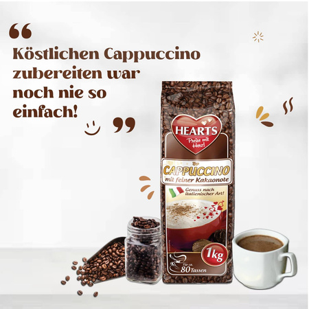 Hearts  Kakaonote Cappuccino z Nutą Kakao1 kg