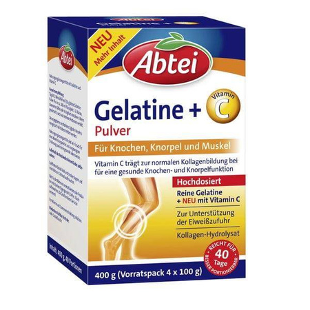 Abtei Gelatine Żelatyna + Wit. C 400 g
