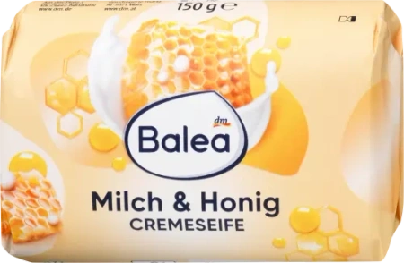 Balea Milch & Honig Mydło w Kostce 150 g