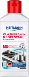 Heitmann 3 in 1 Środek do Czyszczenia Ceramiki Szklanej i Stali Nierdzewnej 250 ml