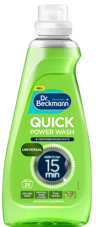 Dr. Beckmann Quick Power Wash Uniweralny Płyn do Krótkiego Prania 800 ml