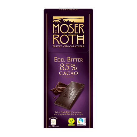 Moser Roth Czekolada Gorzka 85% Cacao 125 g