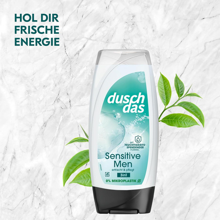  Duschdas Men Sensitive 2 w 1 Żel pod Prysznic 225 ml