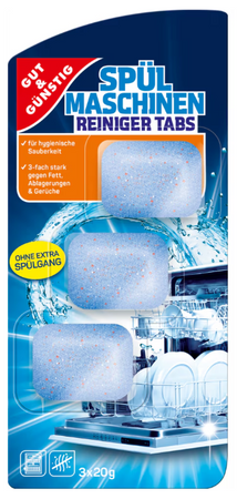 G&G Tabletki do Czyszczenia Zmywarki 3 x 20 g