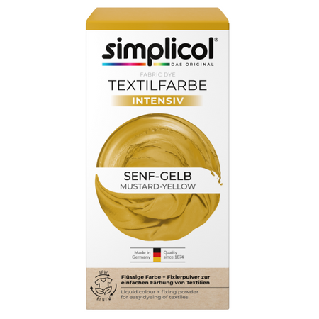Simplicol Intensiv Barwnik do Tkanin Senf Gelb Musztardowy