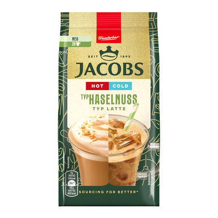Jacobs Cappuccino Haselnuss Latte Orzech Laskowy 340 g