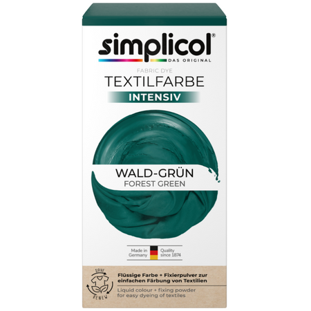 Simplicol Intensiv Barwnik do Tkanin Wald-Grün Leśna Zieleń 