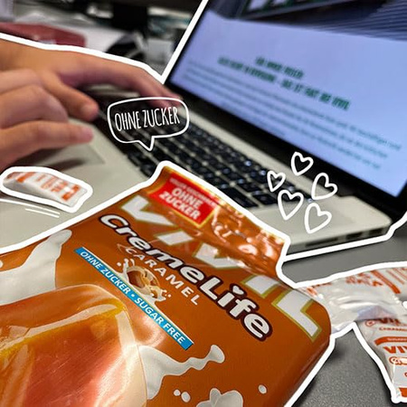 Vivil Cremelife Caramel Cukierki Karmelowe bez Cukru 90 g