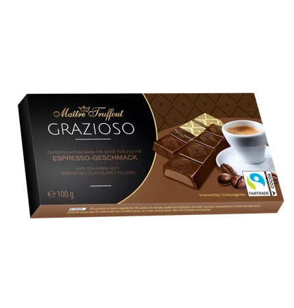 MaitreTruffout Grazioso Czekoladki z Nadzieniem Espresso 100 g