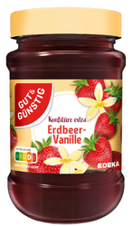 G&G Konfitura Extra Truskawka z Wanilią 450 g