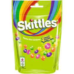 Skittles Crazy Sours Owocowe Kwaśne 136 g