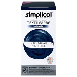 Simplicol Intensiv Barwnik do Tkanin Nacht-Blau Nocny Błękit 