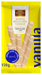 Feiny Biscuits Rurki Waflowe z Nadzieniem Waniliowym 150 g 
