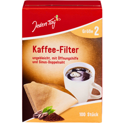 Jeden Tag Filtry do Kawy Rozmiar 2 100 szt. 