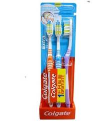 Colgate Extra Clean Szczoteczka Średnia 3 szt.