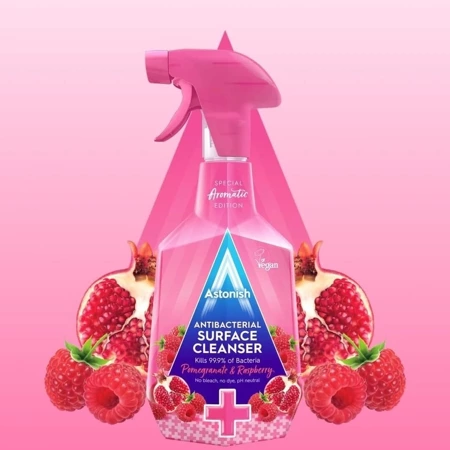 Astonish Pomegranate & Raspberry Antybakteryjny Płyn do Mycia Powierzchni 750 ml